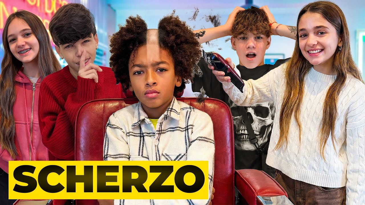 SCHERZO CATTIVO: TAGLIAMO I CAPELLI AL NOSTRO MIGLIORE AMICO AMADOU CON TUTTO LO SNACK CLUB! 😰