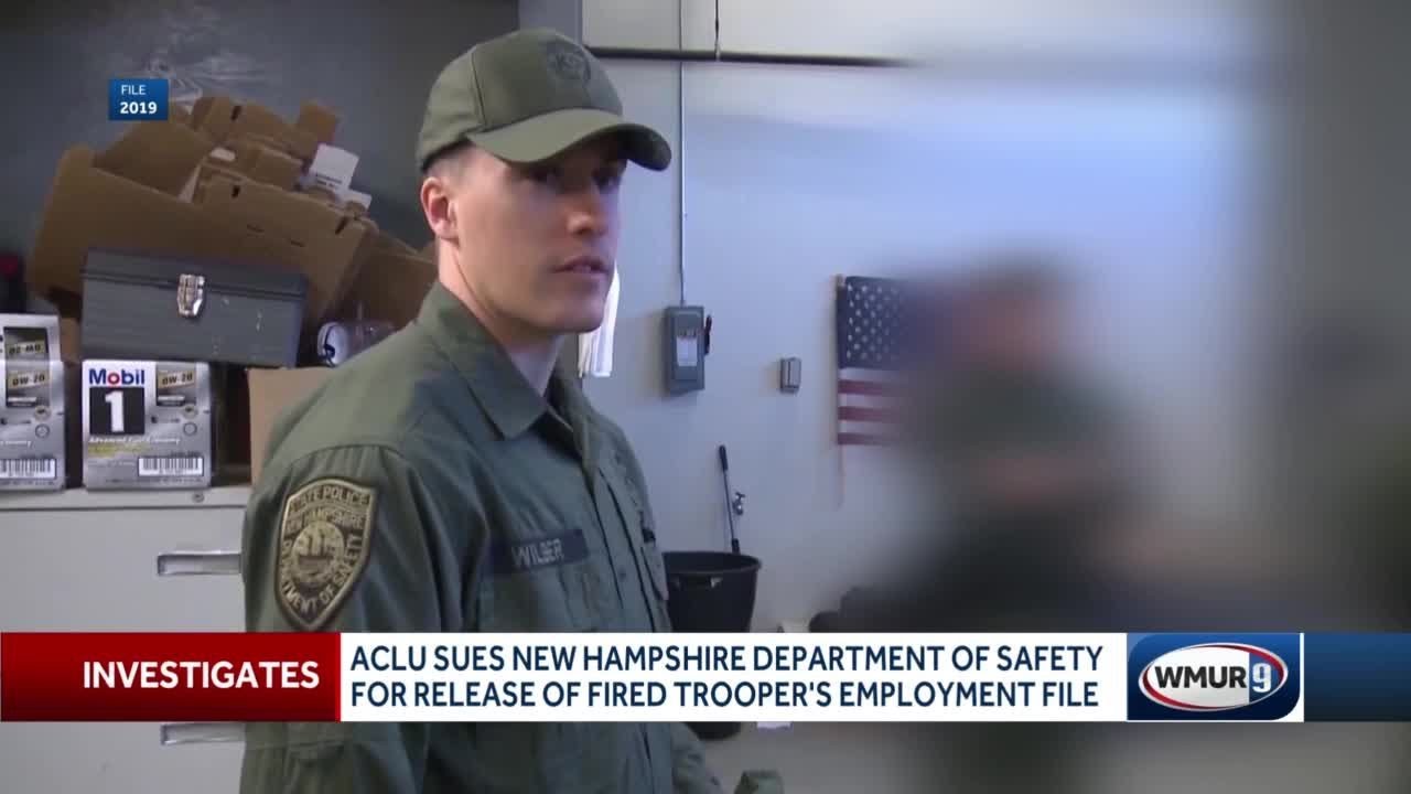 ACLU sues for release of fired trooper's employment file