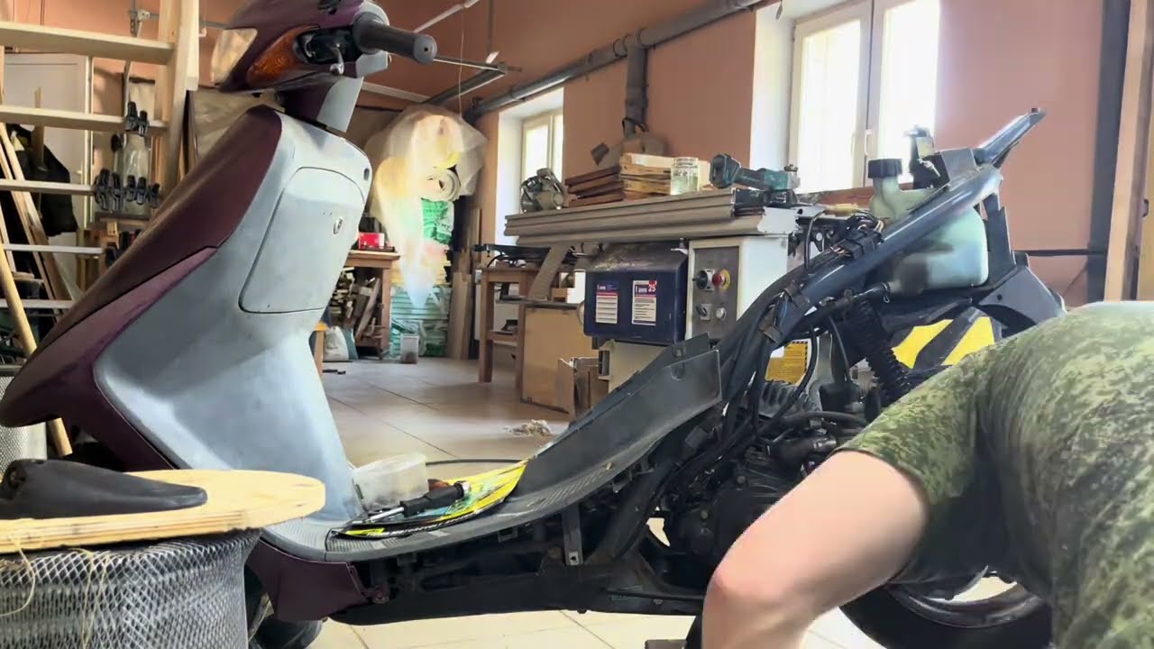 Honda tact спустя 30 лет, со дня рождения. Ставим на ход. Оживление скутера