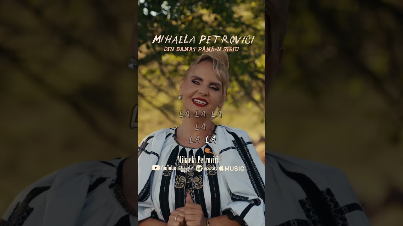 Mihaela Petrovici - Din Banat pana-n Sibiu 🤍 #shorts #AromaDigital #music  🎵