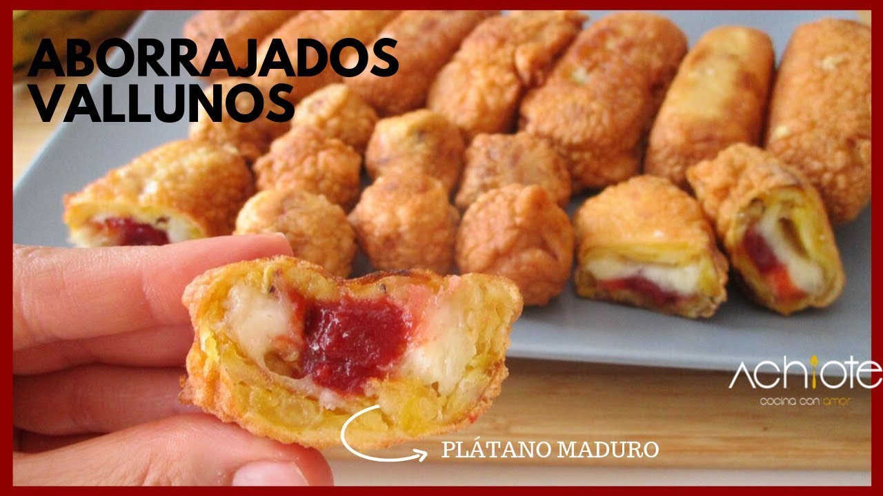 ABORRAJADOS VALLUNOS (Plátanos Maduros rellenos con Queso)| La mejor receta con Plátano Maduro!
