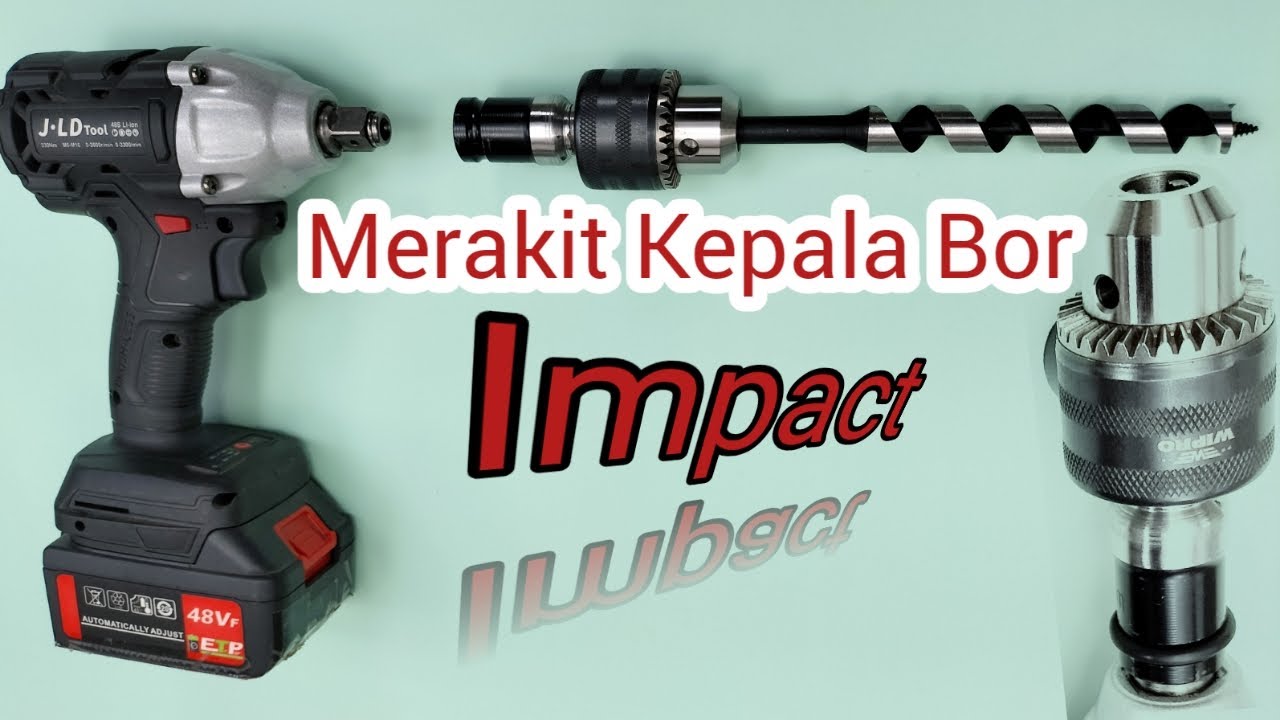 Membuat adaptor bor ke impact menggunakan mesin bubut besi
