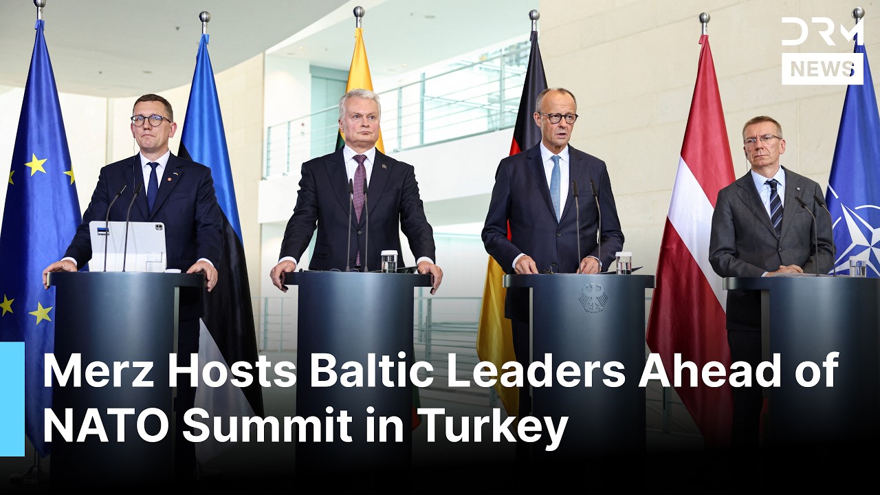 Germany, Estonia, Latvia and Lithuania Leaders Hold Joint Press Conference in Berlin | AC1G