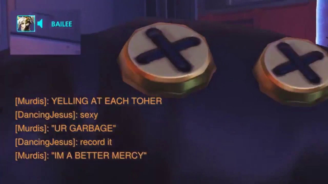 Two Toxic Girl Mercy Mains Fight Overwatch