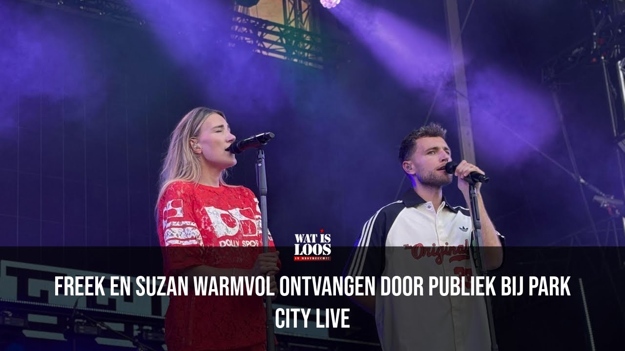 FREEK EN SUZAN WARMVOL ONTVANGEN DOOR PUBLIEK BIJ PARK CITY LIVE