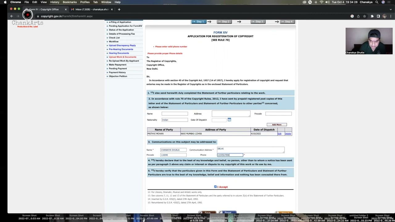 How to apply for Copyright © Registeration Online in India 🇮🇳