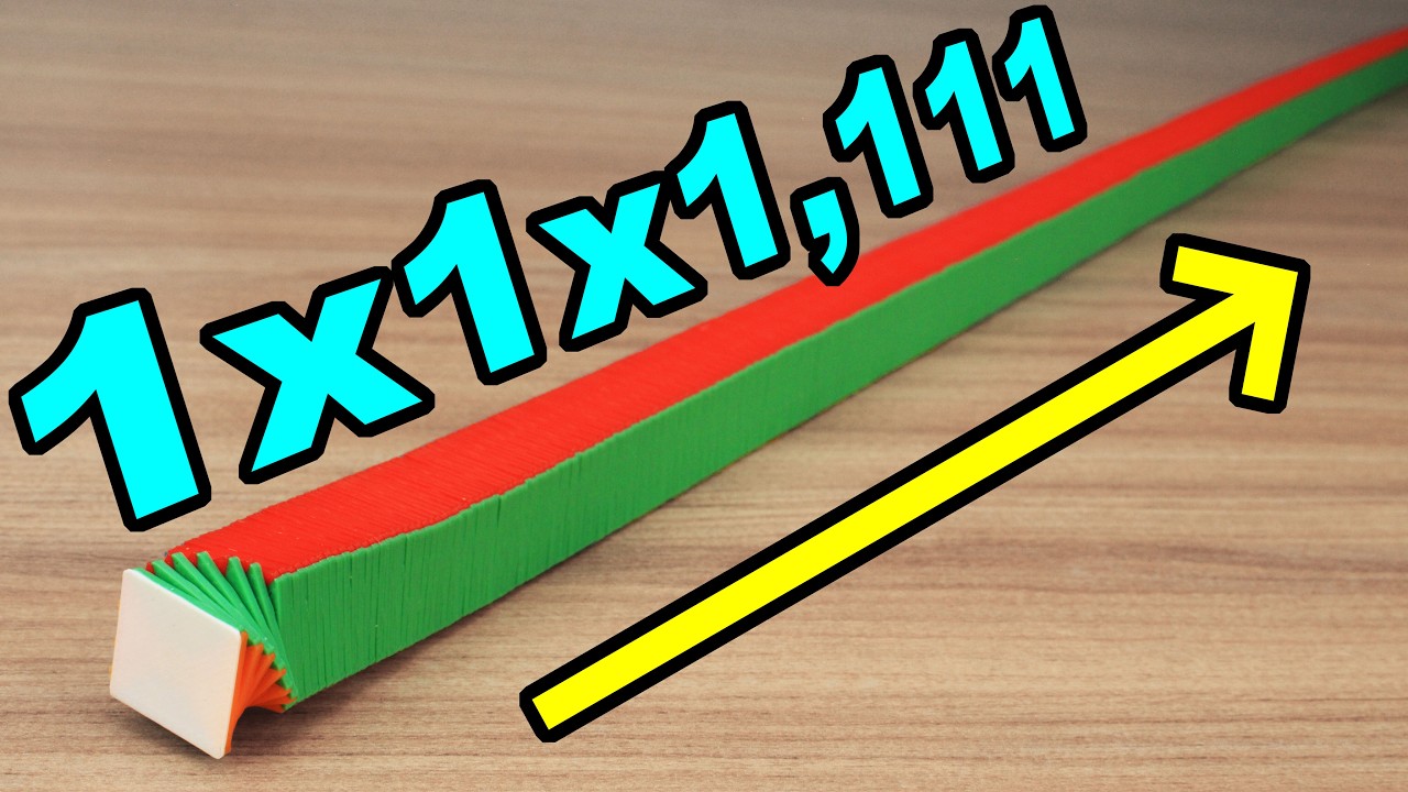 Я собрал кубик Рубика, установивший мировой рекорд...