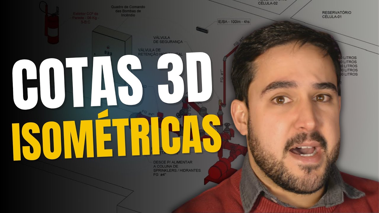 Como fazer Cotas no 3D do Revit