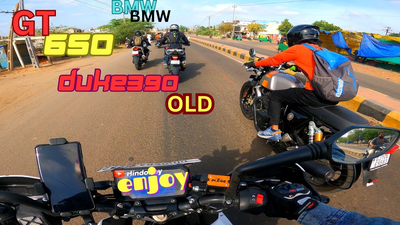 2025 Duke 390 vs RE Continental GT 650 Top End Battle- DRAG RACE