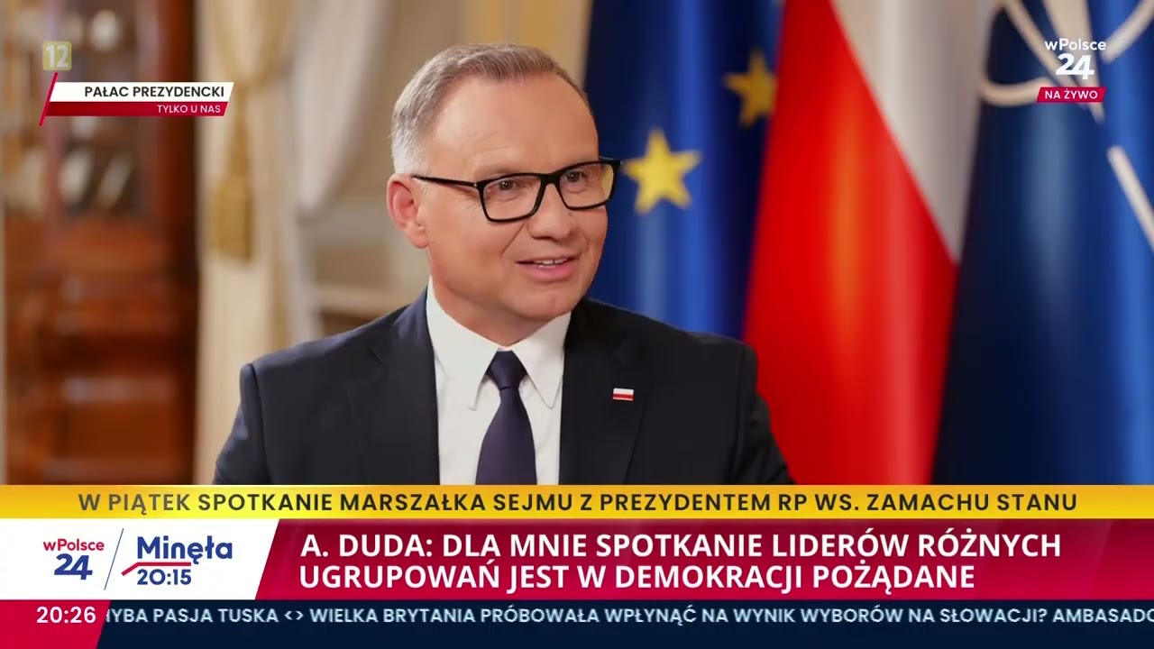 Ostatni taki wywiad. Prezydent Andrzej Duda w szczerej rozmowie przed końcem kadencji