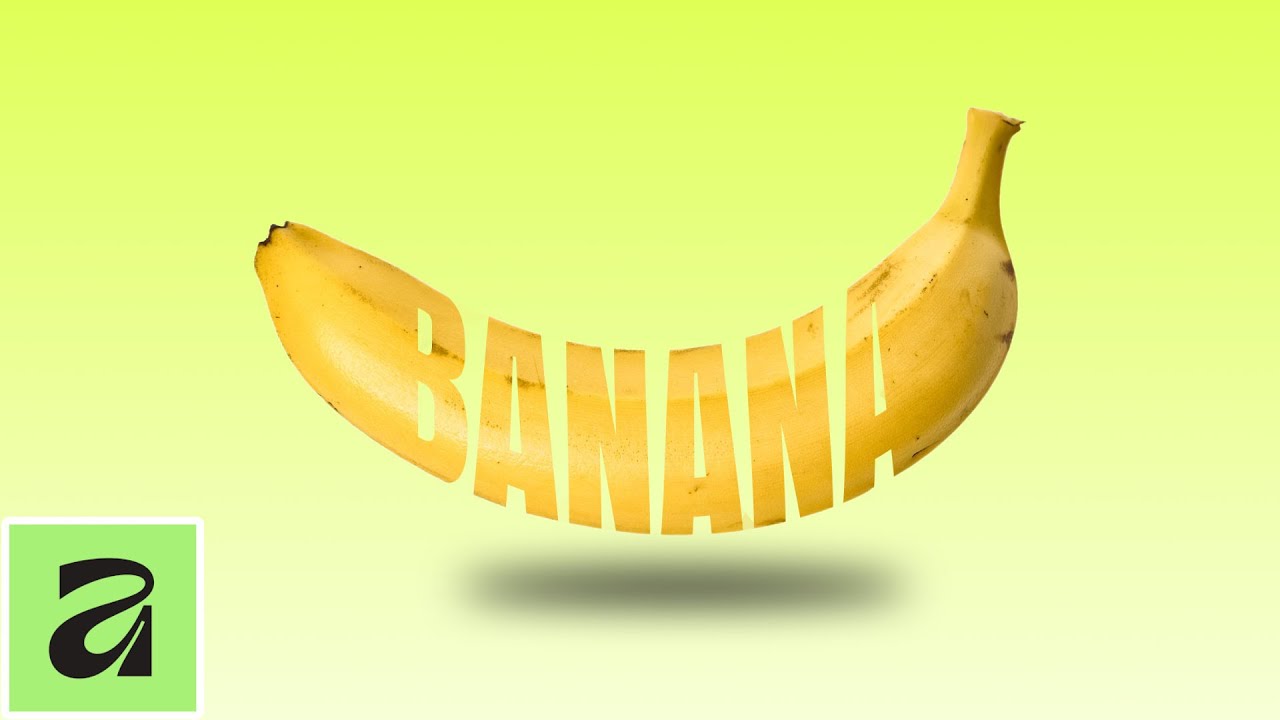 How to Create a Banana Text Effect in Affinity