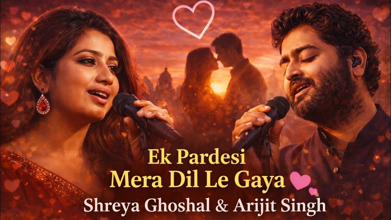 Ek Pardesi Mera Dil Le Gaya 💞 | एक परदेसी मेरा दिल ले गया | Shreya Ghoshal & Arijit Singh Duet
