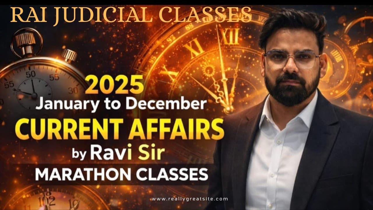 CURRENT AFFAIRS (JAN TO DEC 2025) MARATHON CLASS