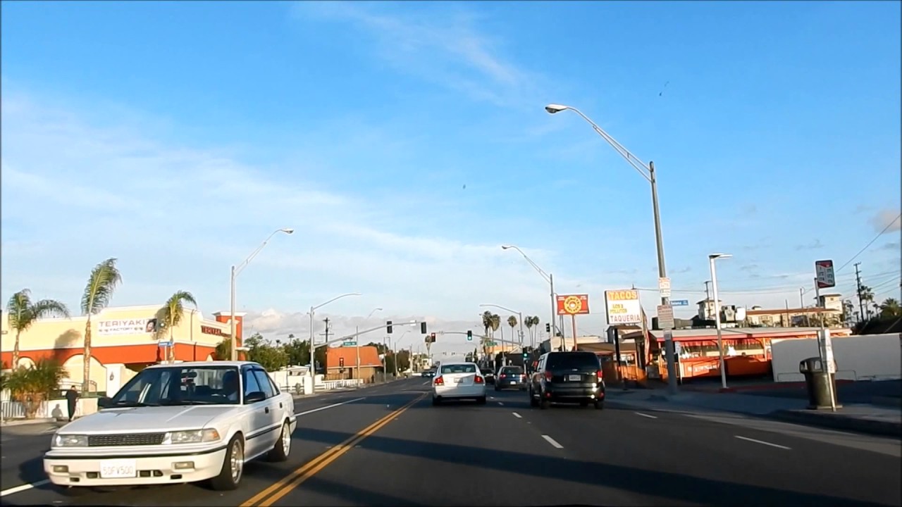 Pacific Coast Highway from Santa Fe Ave to Atlantic Ave in Long Beach