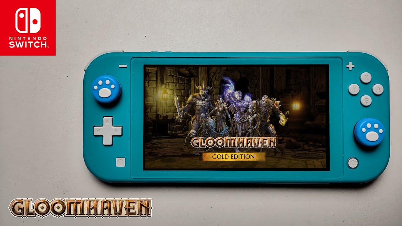 Gloomhaven Nintendo Switch Lite Gameplay