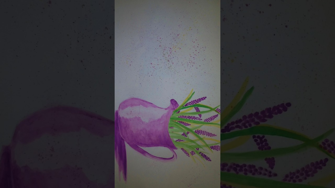 floral drawing lavender #art #stillife #artandcraft #drawing #lavender #flowers  #artforlife