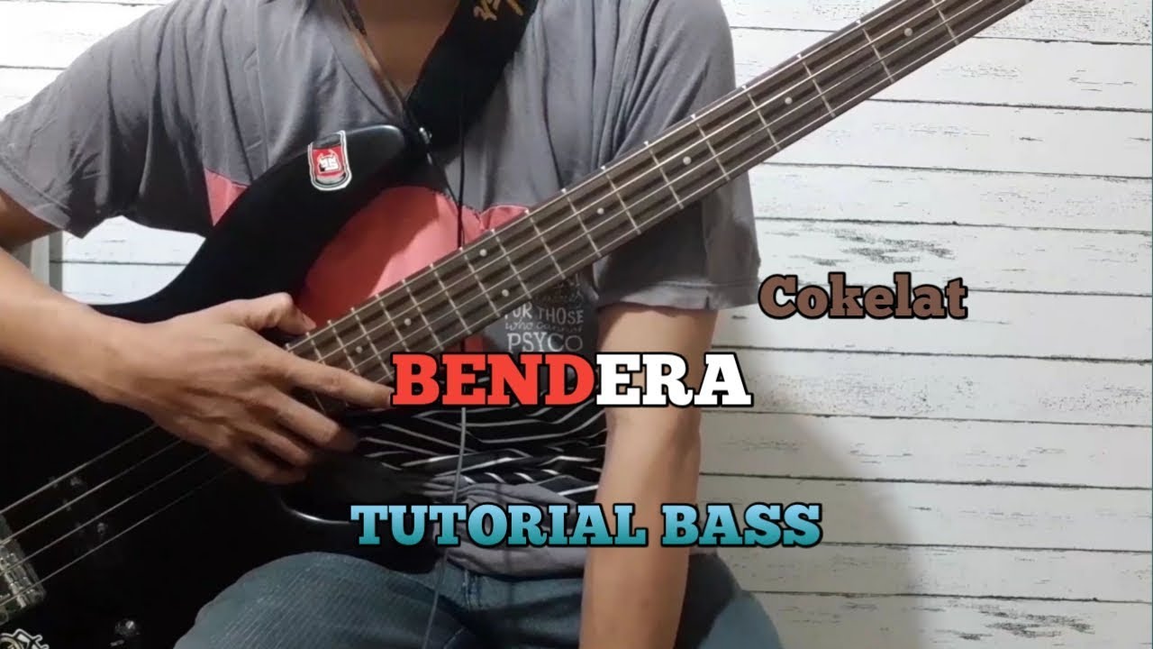 Tutorial Bass || BENDERA - Cokelat (bassist pemula)