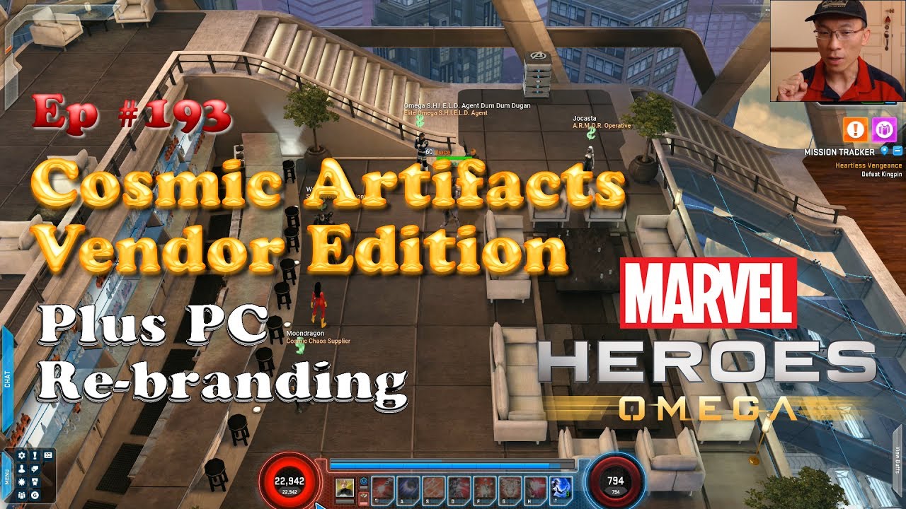 [Marvel Heroes Omega] Cosmic Artifacts Vendor Edition + PC Re-branding