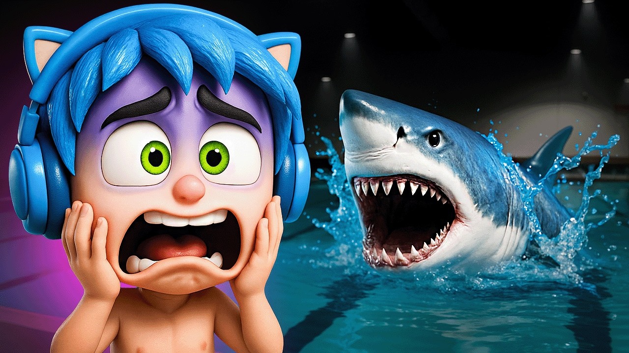 TAREFA SIMPLES: 🦈 ATRAVESSAR A PISCINA COM TUBARÃO! ( Alec GO! )