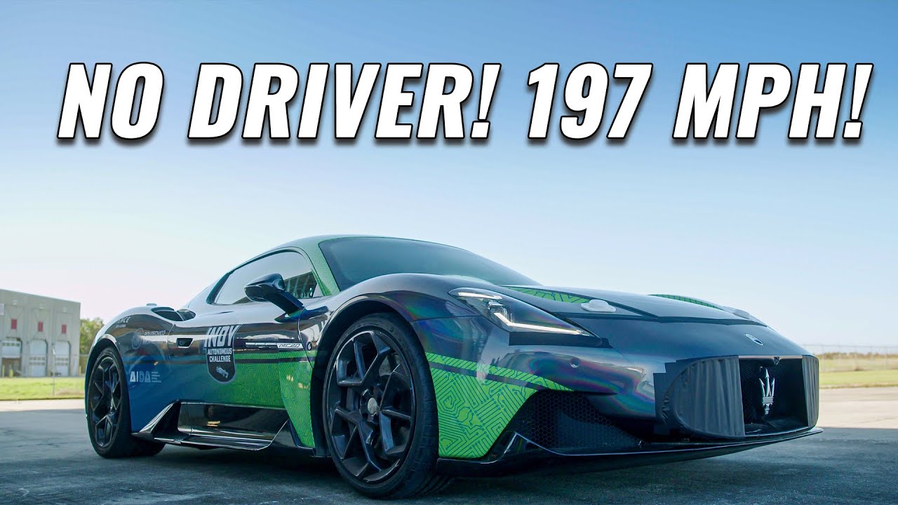 Driverless Maserati MC20 Hits 197 MPH &ndash; New Speed Record!