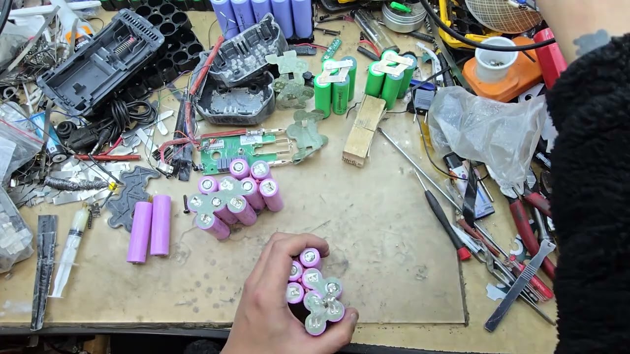 보쉬 GBA36V 배터리 리필(셀교체) — 기본 작업 풀영상 | DIY Battery Refill