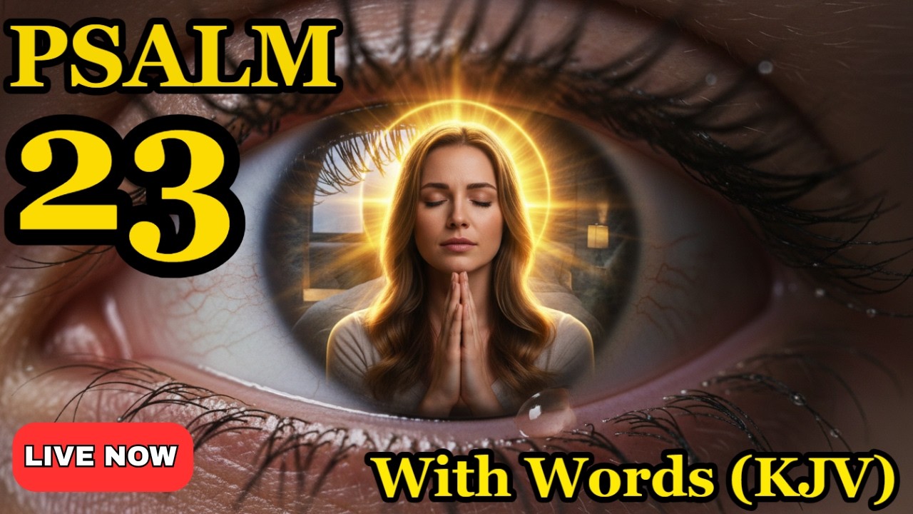 LIVE: Psalm 23 (KJV) — The Lord Is My Shepherd | Peaceful Scripture for Sleep