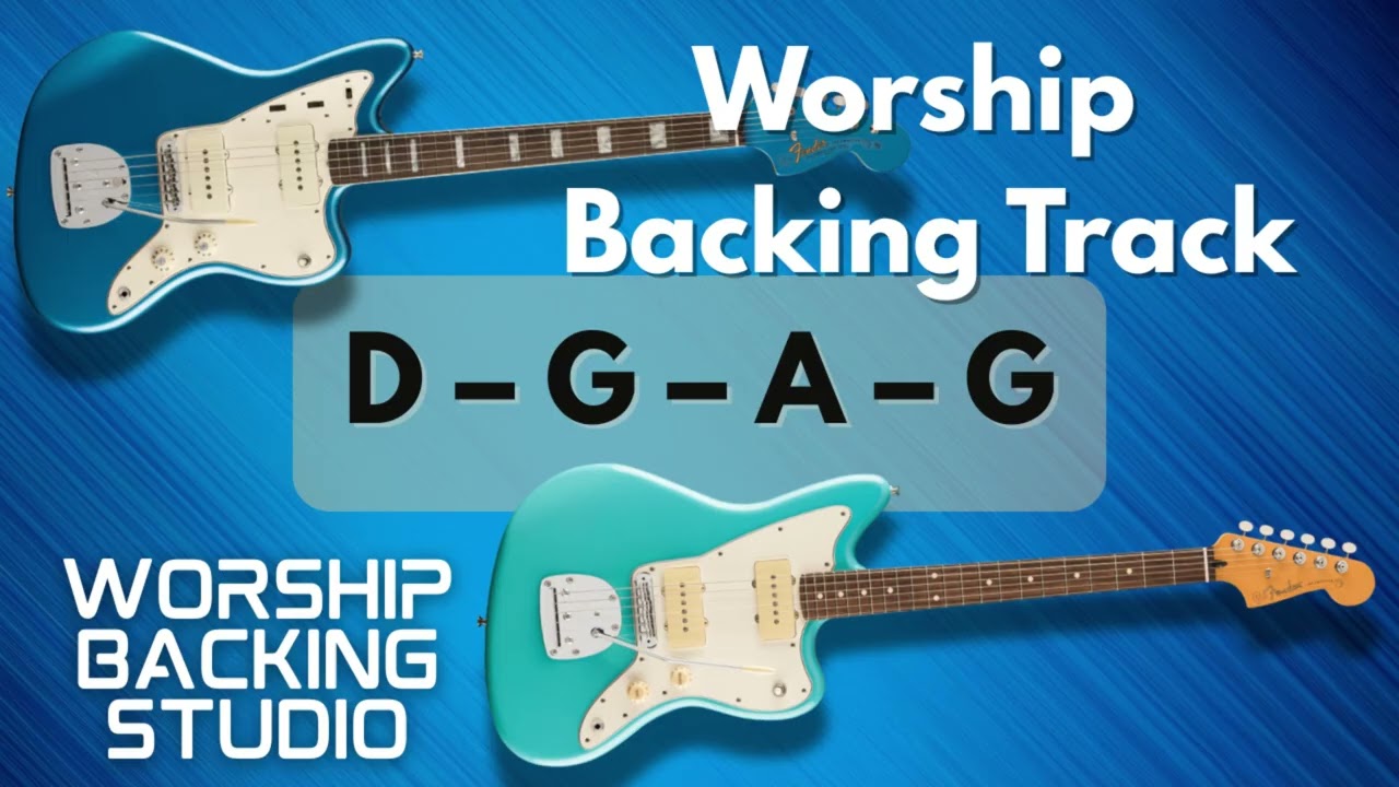 WORSHIP BACKING TRACK D Major | D – G – A – G | Guitar Backing Track