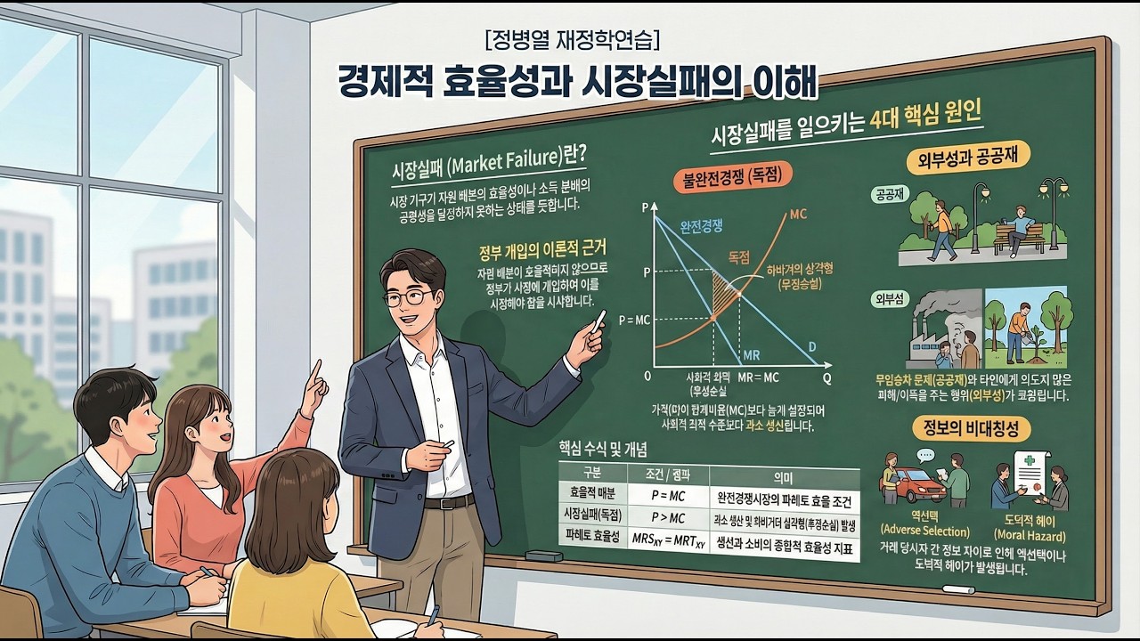 [정병열 재정학연습 9] 제2장 경제적 효율성과 시장실패 - 6. 시장실패