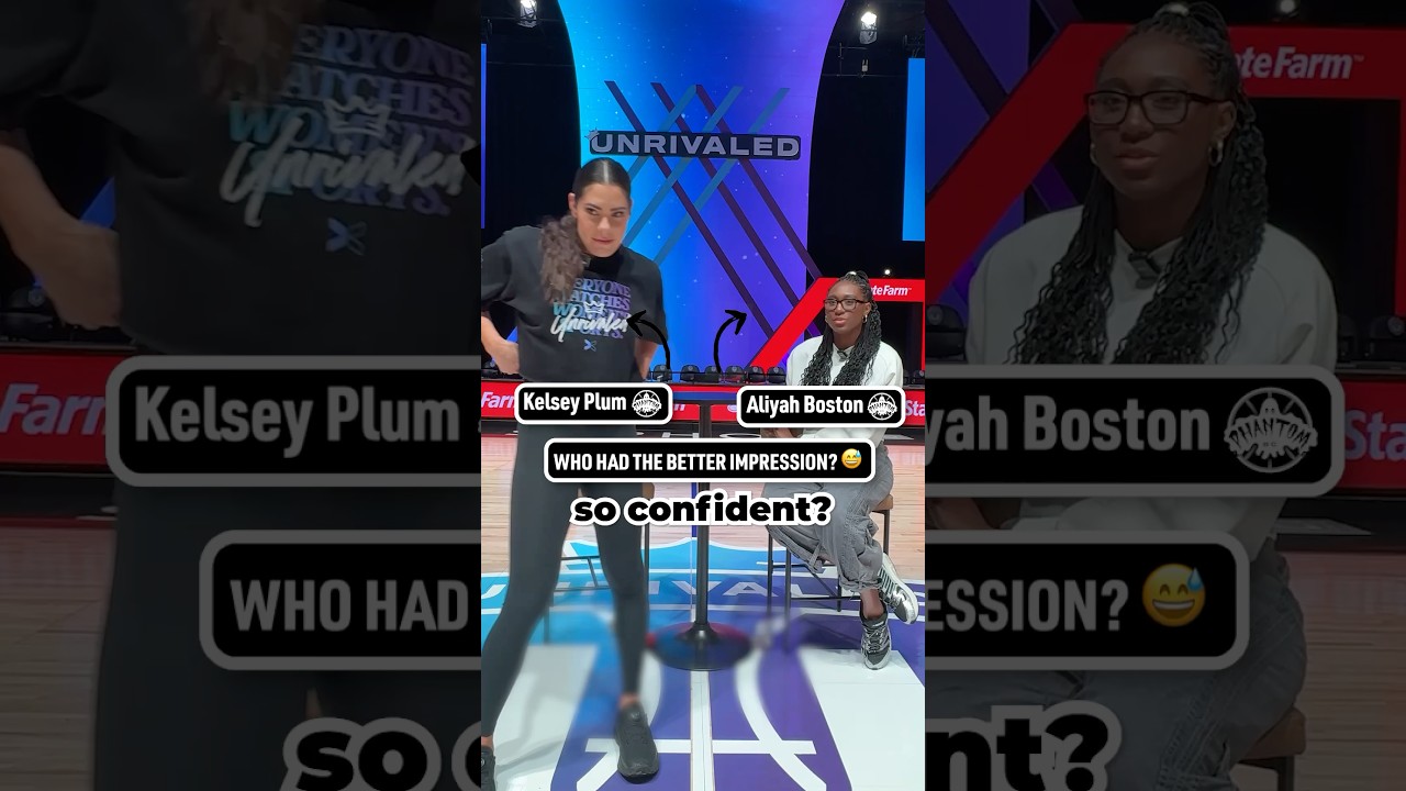 Kelsey and Aliyah gave their best impersonations of each other 😅🍿