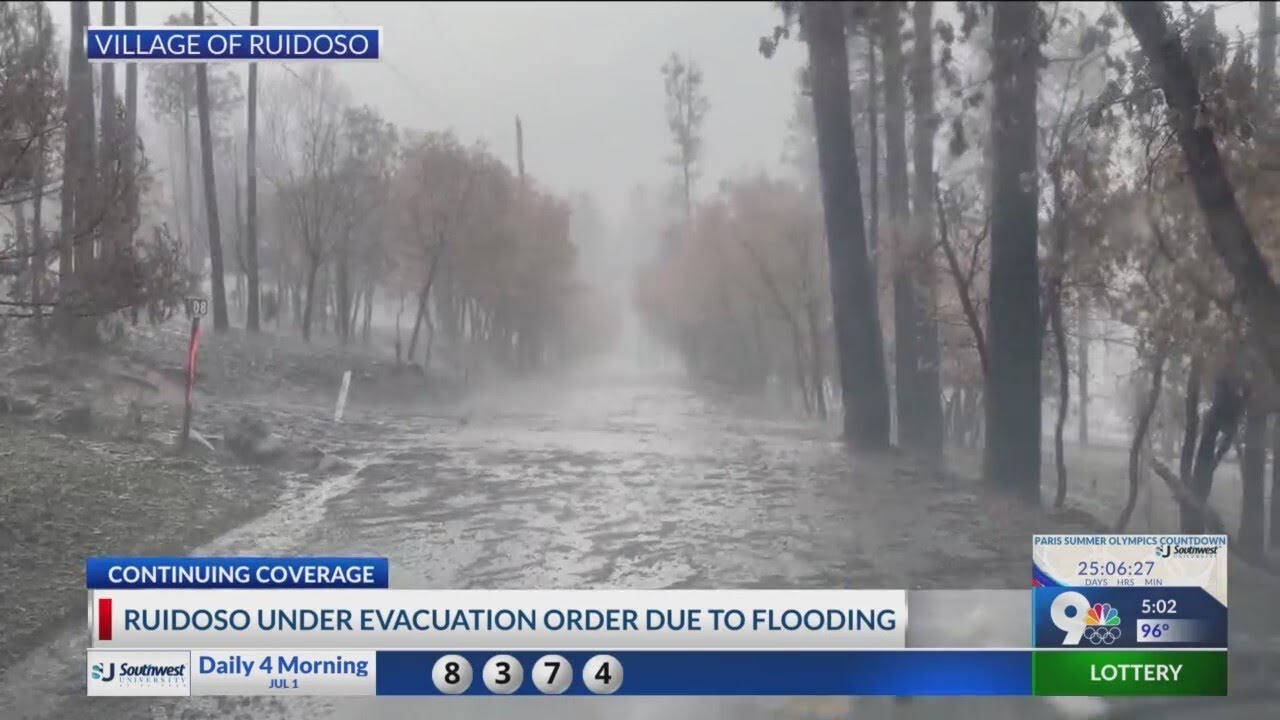 Flooding causes Ruidoso residents to evacuate again
