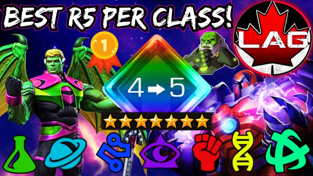 #1 Лучший выбор для 7⭐Ранга 5 в каждом классе! Лучшие варианты по версии Lagacy! - Marvel Contest...