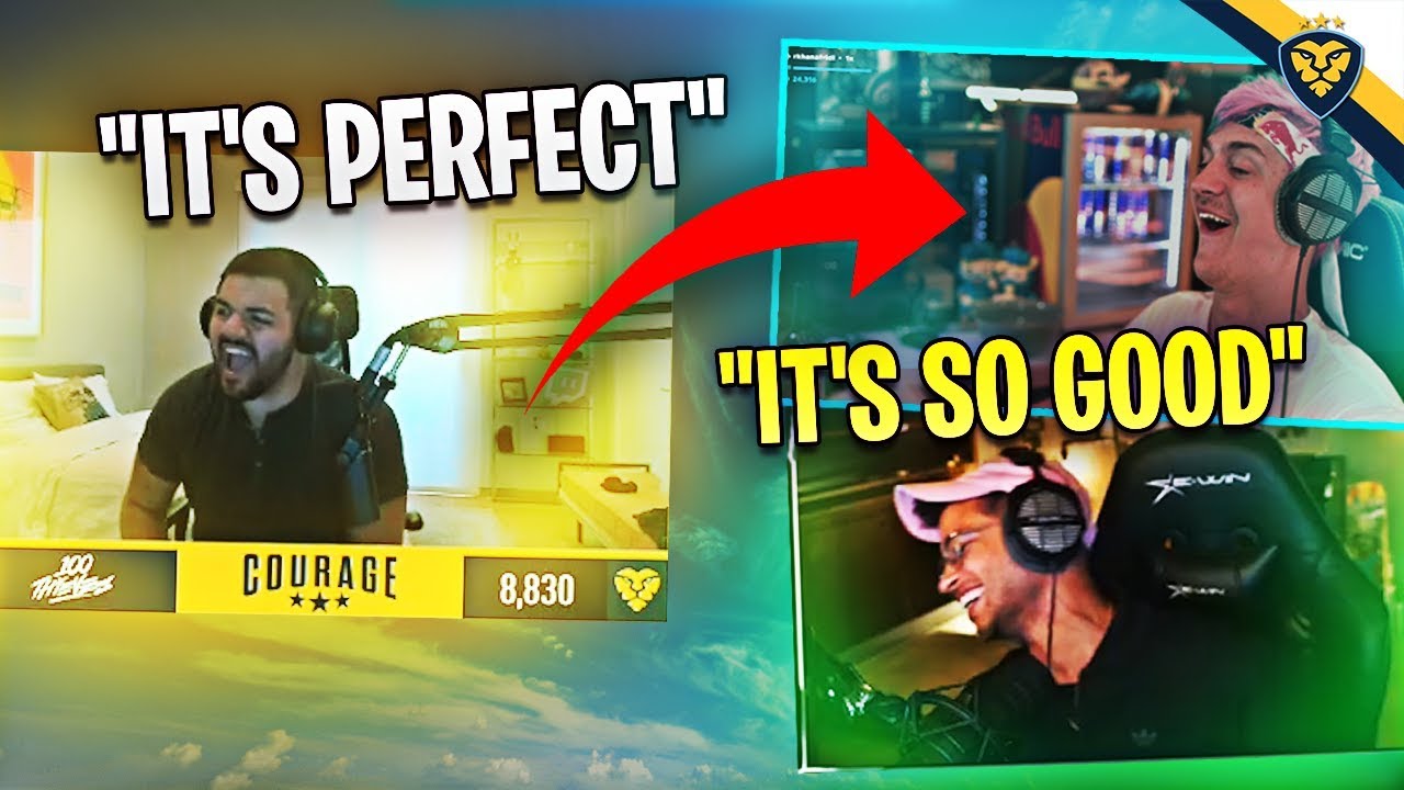 COURAGE RETURNS TO CASTING?! NINJA CAN&rsquo;T BELIEVE IT! (Fortnite: Battle Royale)