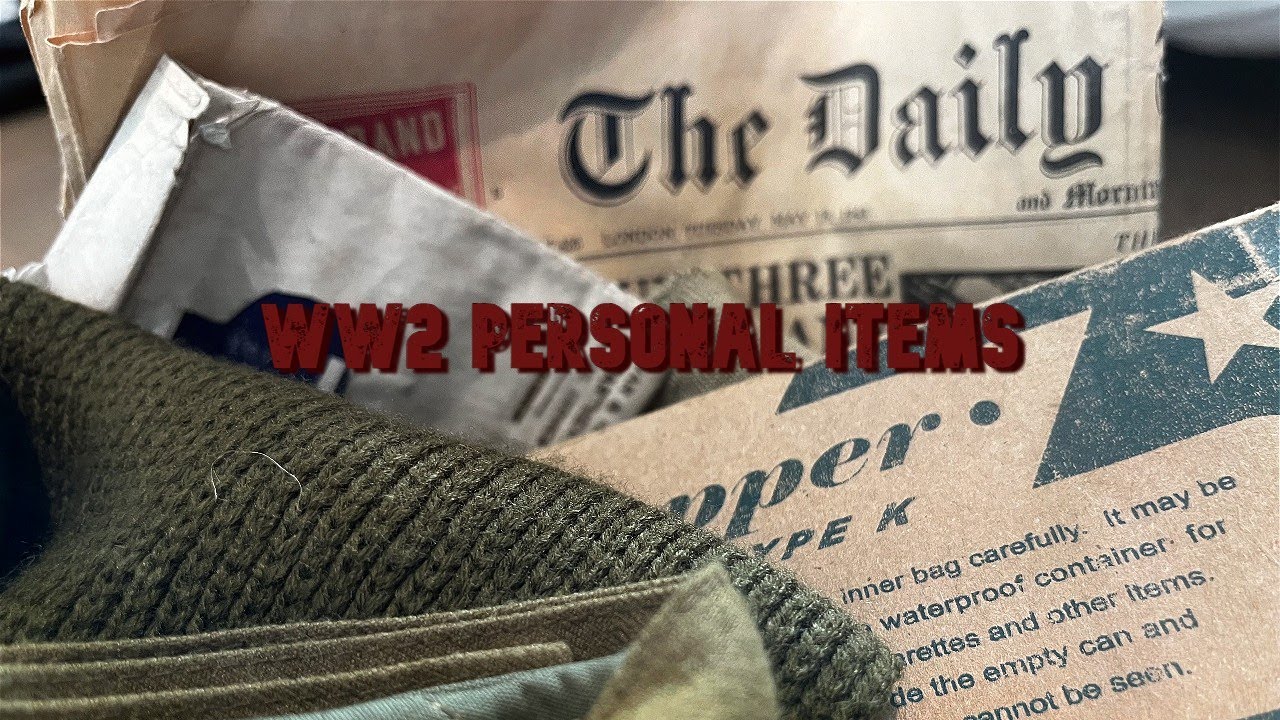 WW2 PERSONAL ITEMS | US 4th infantry division | 1945 battle of Prümm