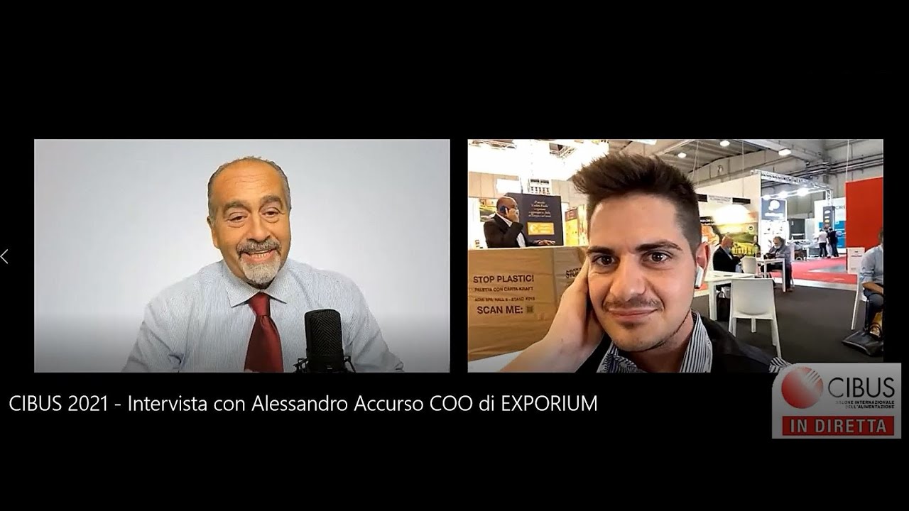 CIBUS 2021 - Intervista con Alessandro Accurso, COO di EXPORIUM, HorecaNews