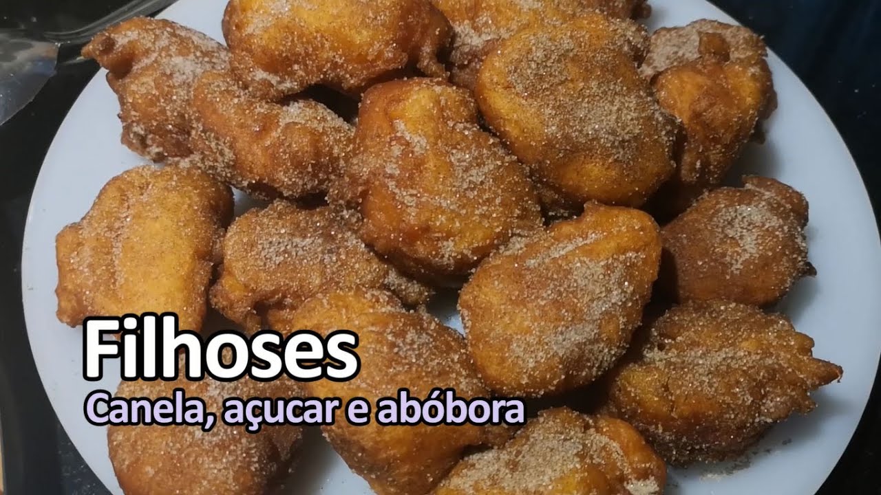 Filhoses, uma docura de abóbora