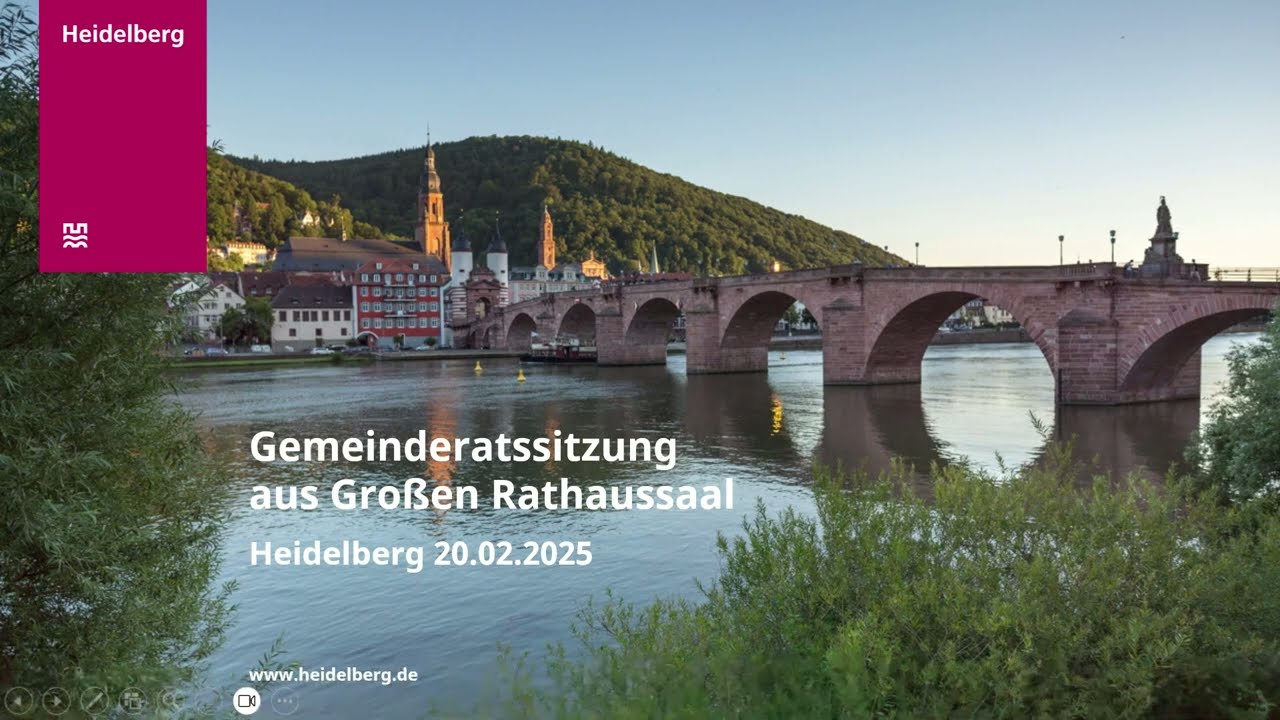 Gemeinderatssitzung Heidelberg 20.02.2025
