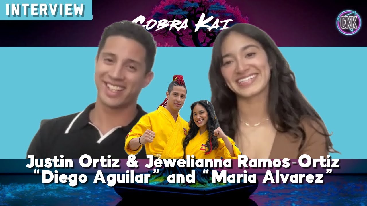 Cobra Kai | Justin Ortiz & Jewelianna Ramos-Ortiz. “Diego Aguilar” and “Maria Alvarez”