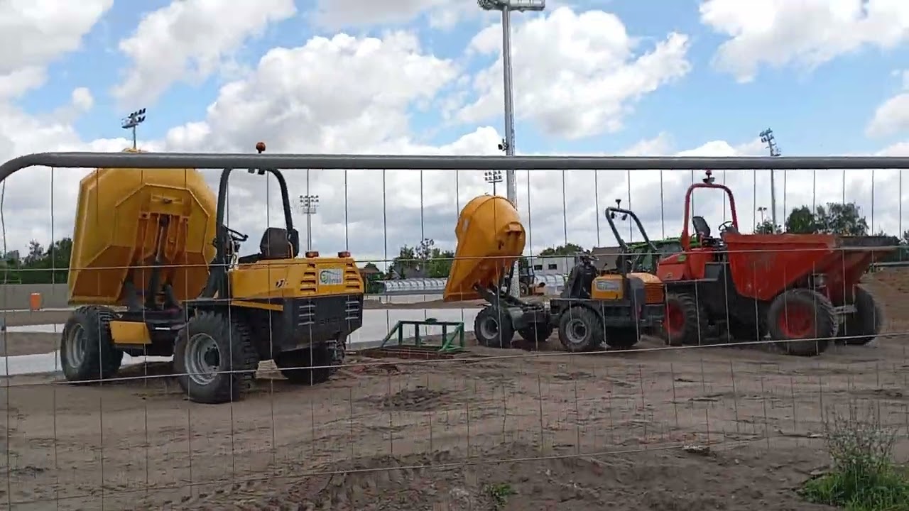 Stadion KKS-u Koluszki w trakcie przebudowy — 29.06.2025