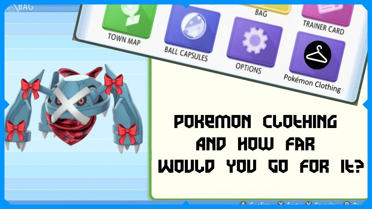 Pokémon Clothes and how far would You go to get Them?