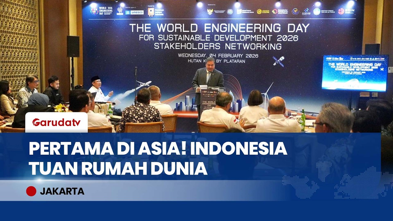 SEJARAH! Indonesia Jadi Tuan Rumah World Engineering Day 2026, Ilham Habibie Siapkan Gebrakan AI!