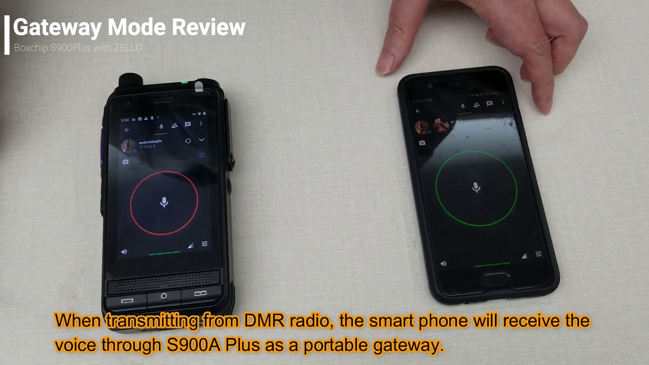 S900APlus gateway with zello
