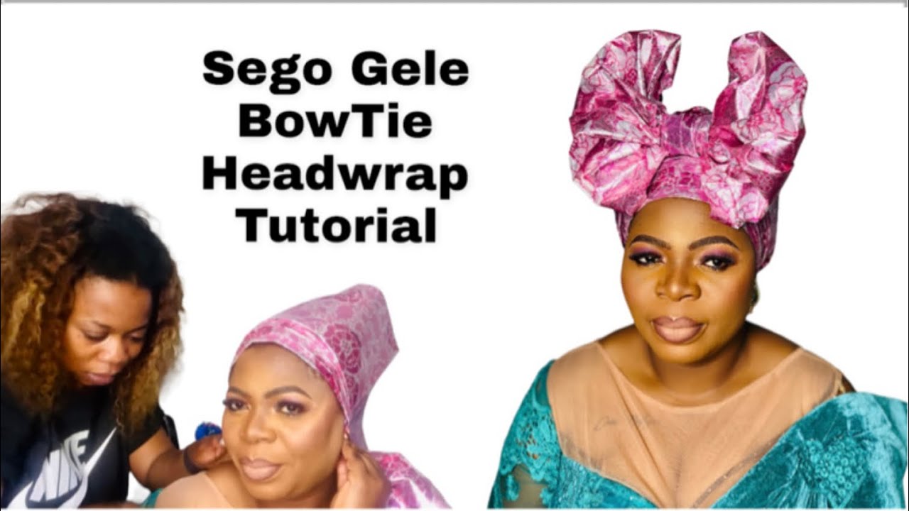Must Watch 😳 Sego BowTie Tutorail // How To Tie Gele Headwrap Party Guest