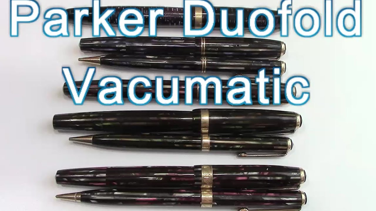 Parker Duofold Vacumatic Fountain Pens from the 1940's