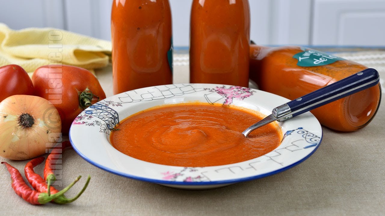 Ketchup picant 100% facut in casa (CC Eng Sub) | JamilaCuisine