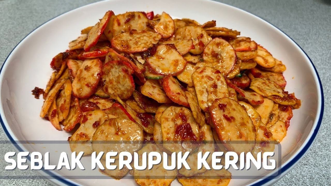 IDE ANEKA CEMILAN SEBLAK KERUPUK KERING - BUMBU MANIS PEDAS