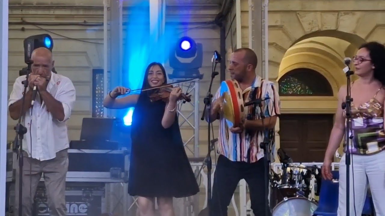 Claudio Miggiano armonica Aranee Ensemble  Giugno 2022