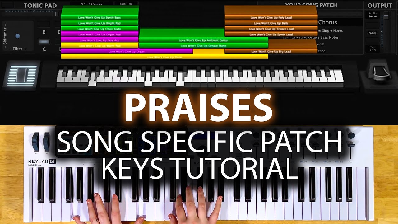 Praises - MainStage patch keyboard tutorial- ELEVATION RHYTHM