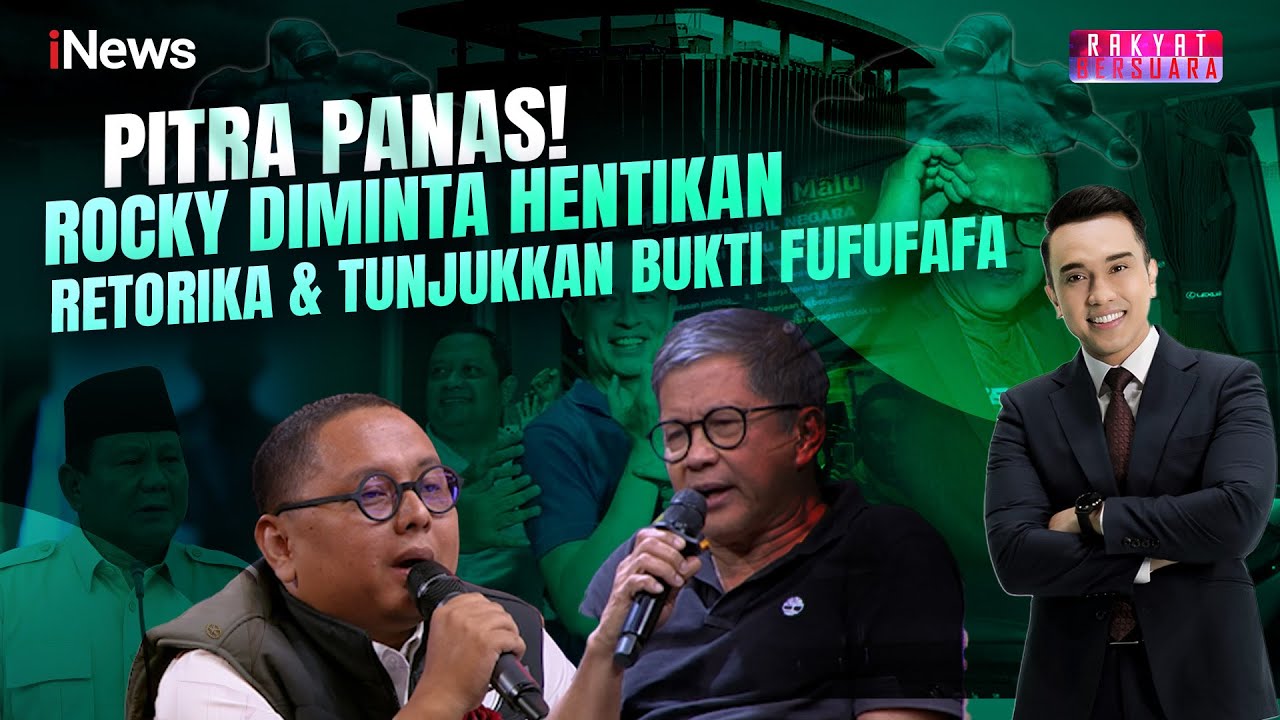 Rocky Didesak Buktikan Fufufafa, Pitra: Jangan Ngomong Doang, Ayo Kita Geruduk! | Rakyat Bersuara