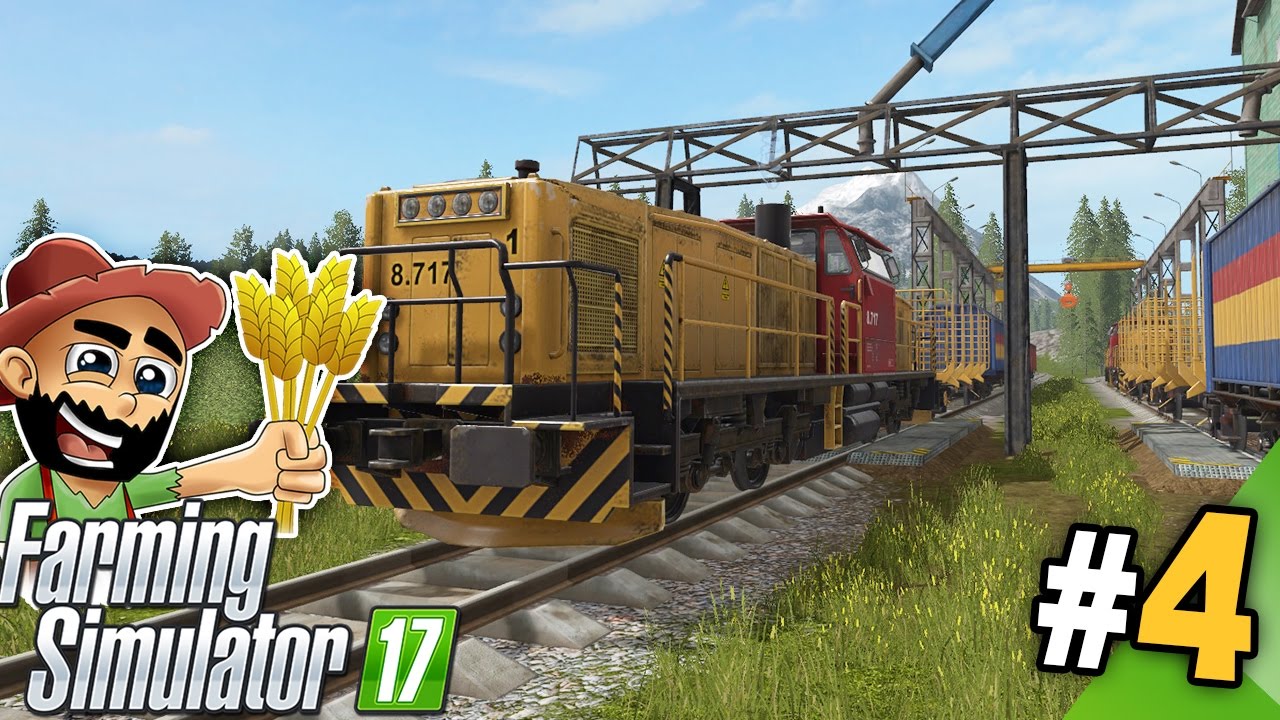 Farming Simulator 17 Ep4 - Care e treaba cu Trenurile