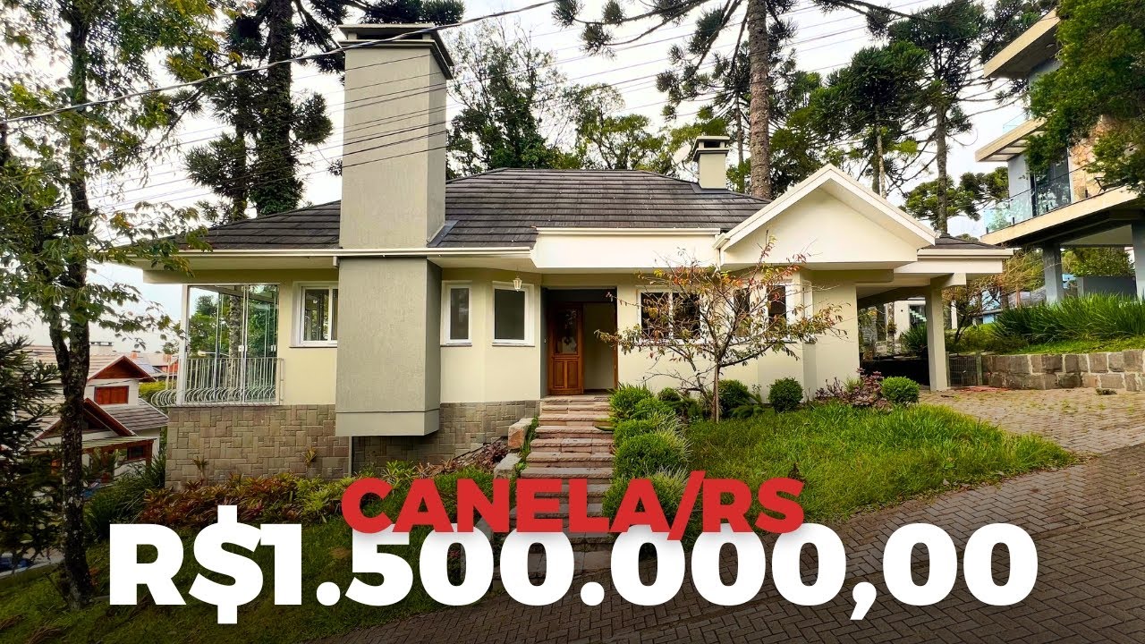 AMPLA CASA EM CONDOMÍNIO FECHADO EM CANELA POR R$1.500.000,00 | VETRO IMÓVEIS
